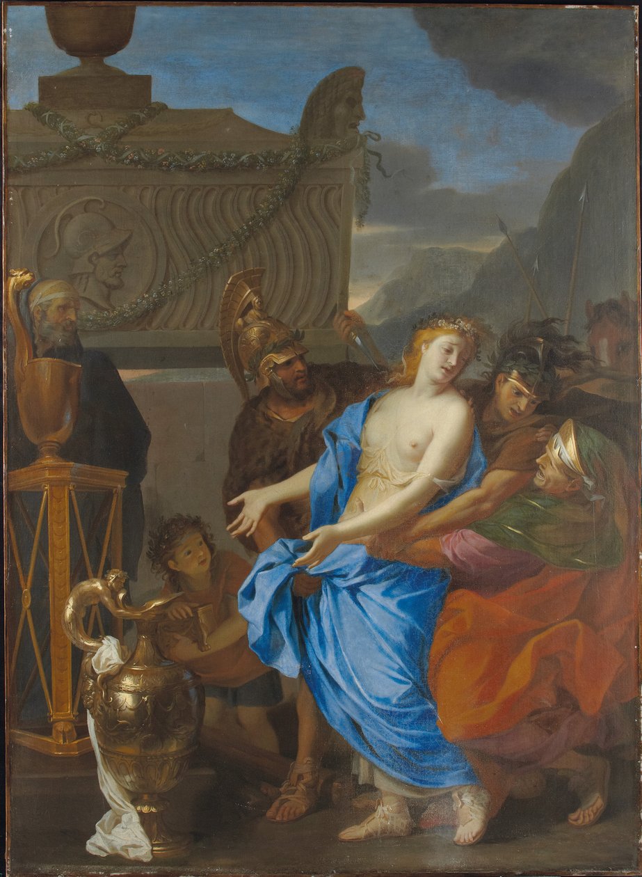 The Sacrifice of Polyxena, 1647 av Charles Le Brun