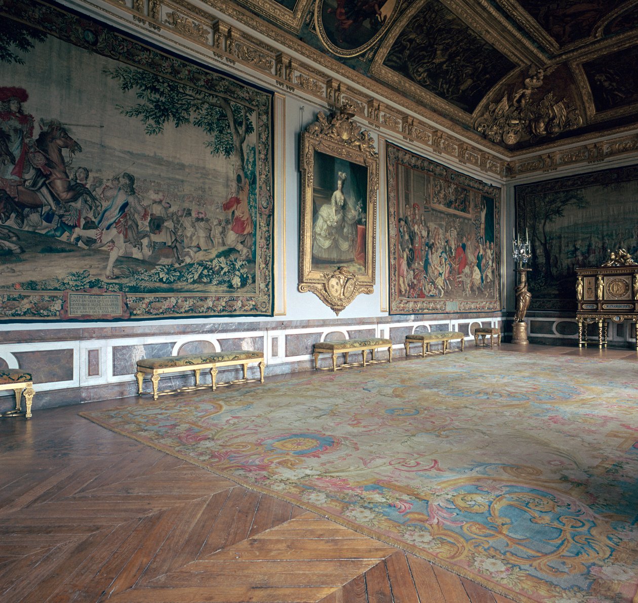 Salon De Mars i Versailles, 1600-tallet av Charles Le Brun