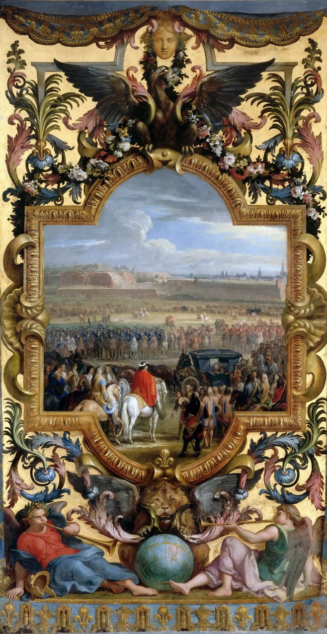 Erobringen av Cambrai 18. april 1677 av Charles Le Brun