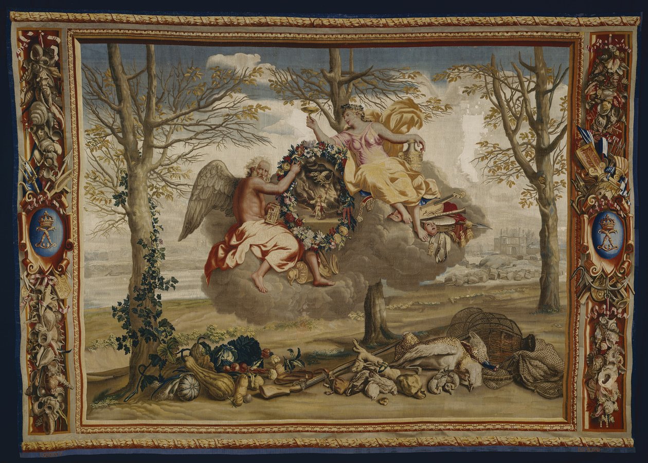 Winter, fra Årstidene av Charles Le Brun