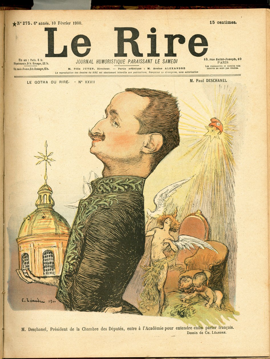 Cover av "" Latteren"", Satirical in Colors av Charles Leandre