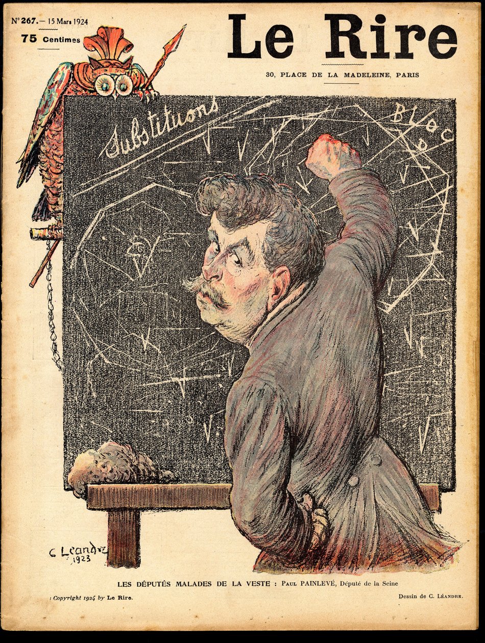 Cover av "" Latteren"", Satirique en Colors av Charles Leandre