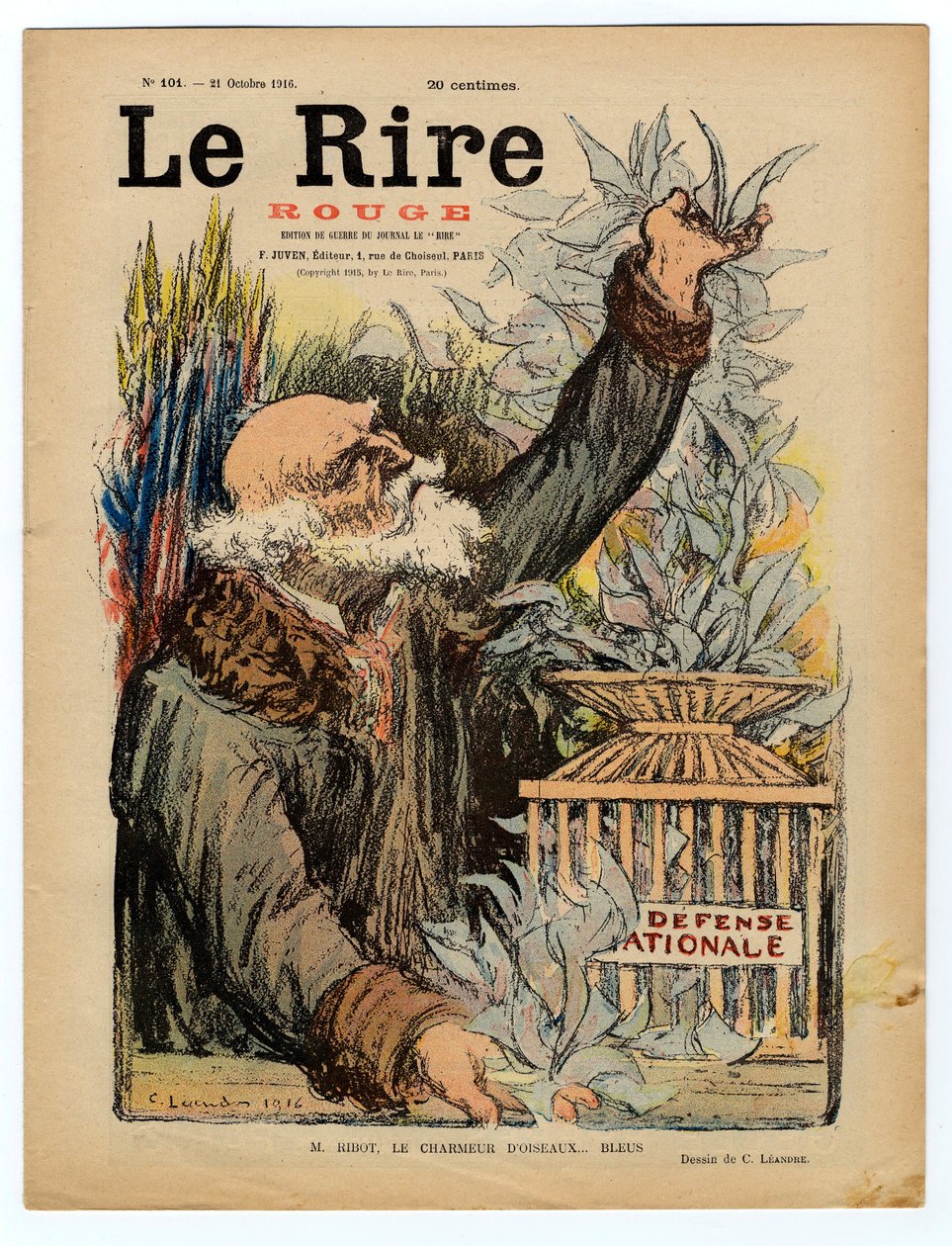 Cover av "" The Red Laughter", Satirical in Colors av Charles Leandre