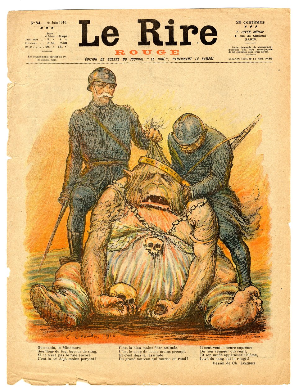 Cover av "" The Red Laughter"", Satirical in Colors av Charles Leandre