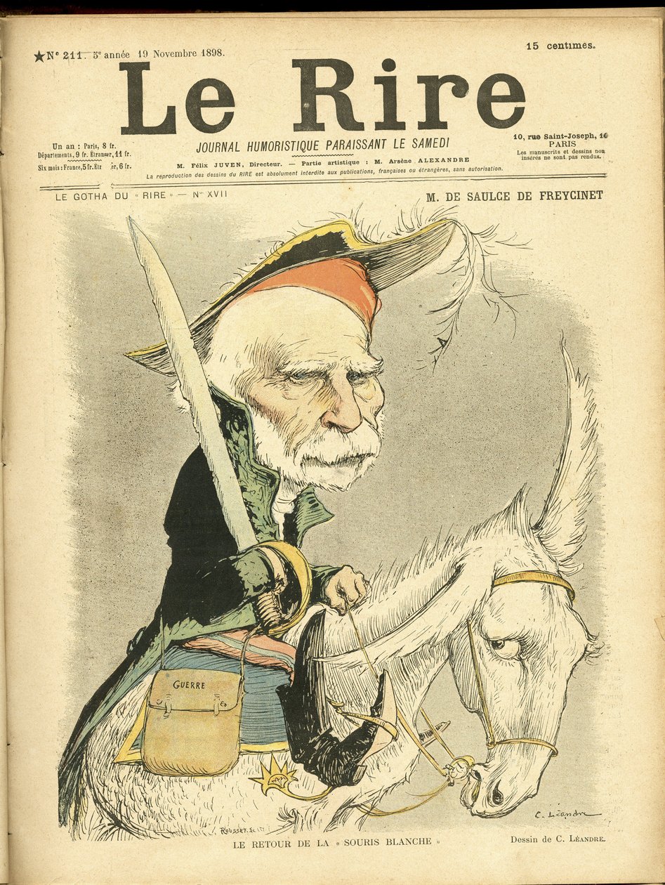 Illustrasjon av Charles Leandre (1862-1934) i Reading av Charles Leandre