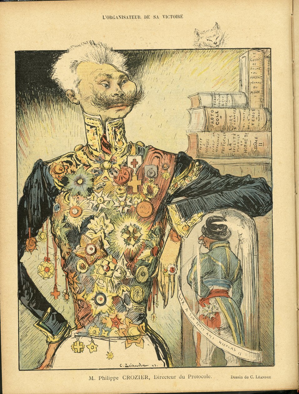Illustrasjon av Charles Leandre (1862-1934) i Le Rire av Charles Leandre