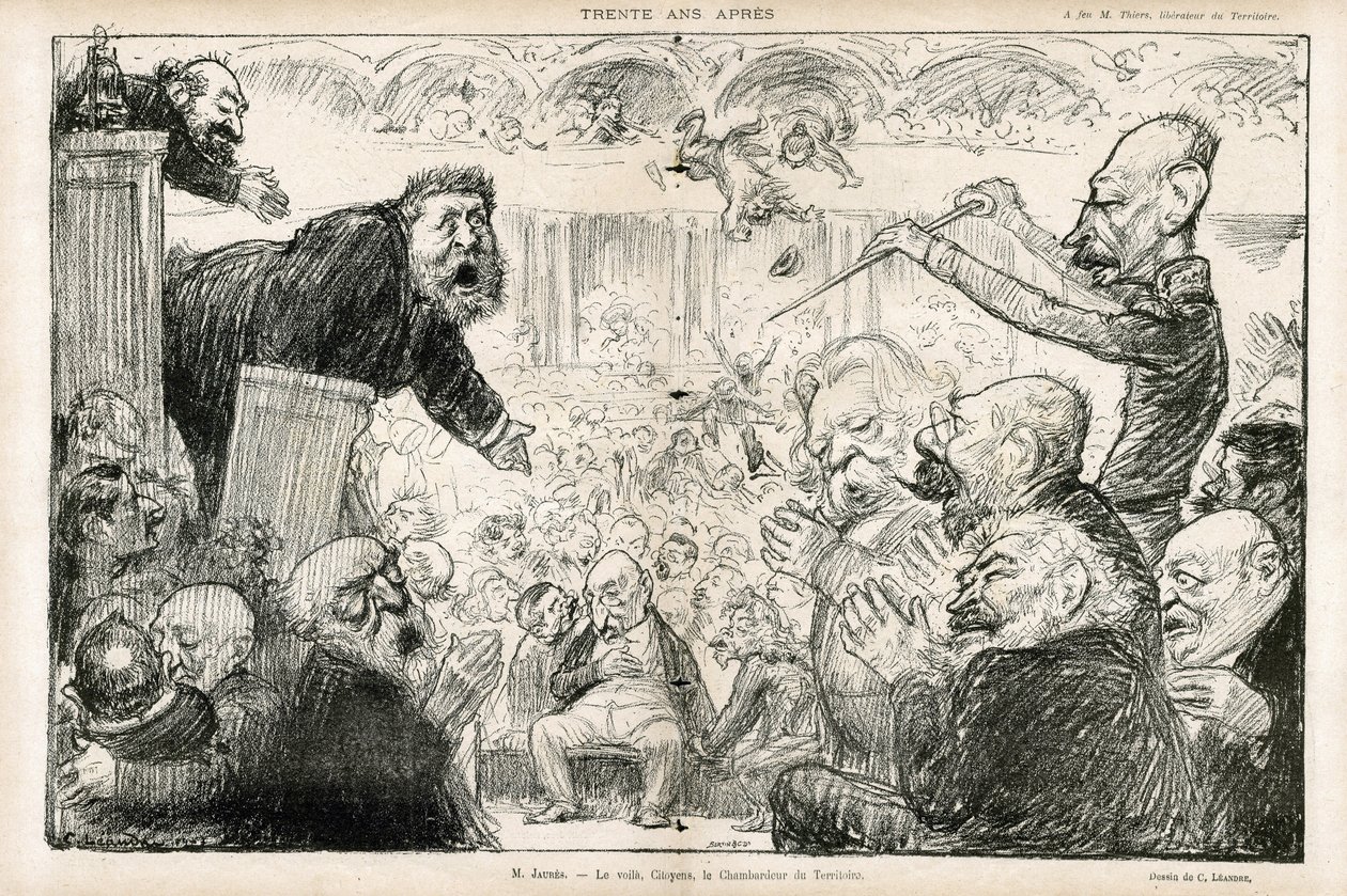 Illustrasjon av Charles Leandre (1862-1934) i Le Rire av Charles Leandre