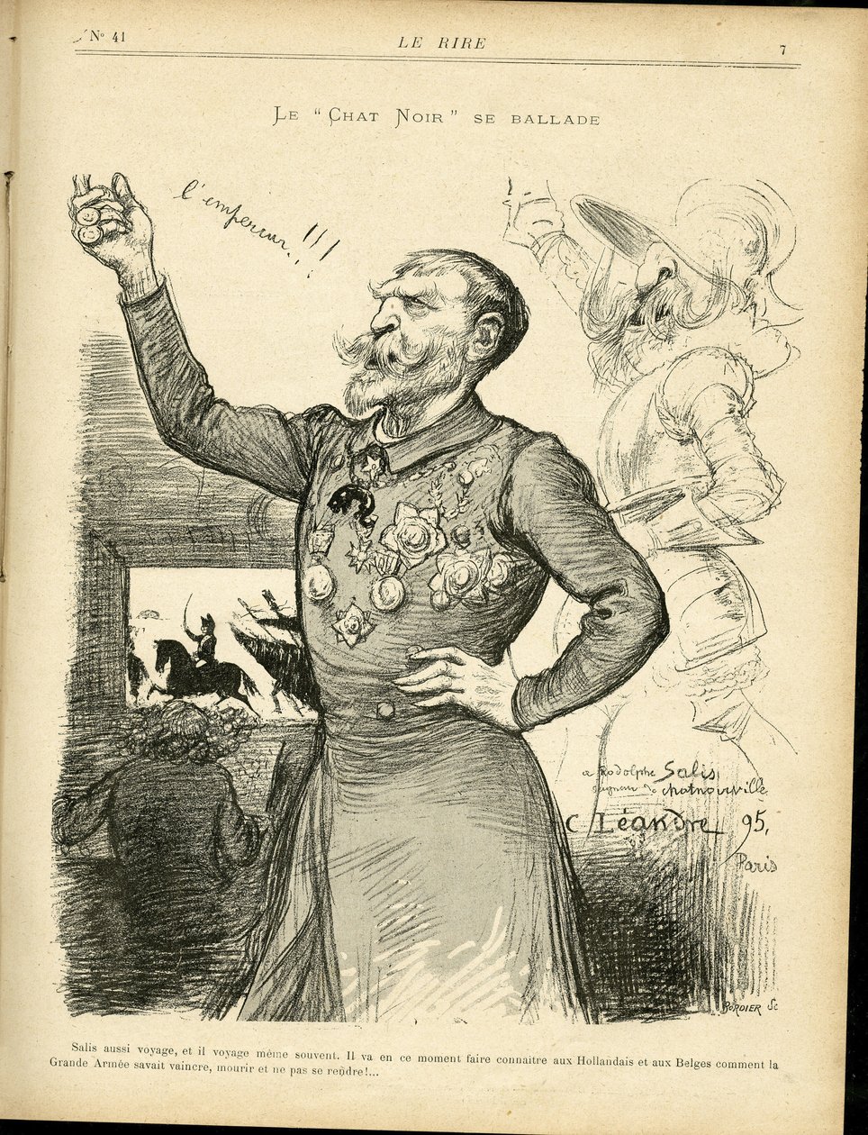 Illustrasjon av Charles Leandre (1862-1934) i Le Rire av Charles Leandre