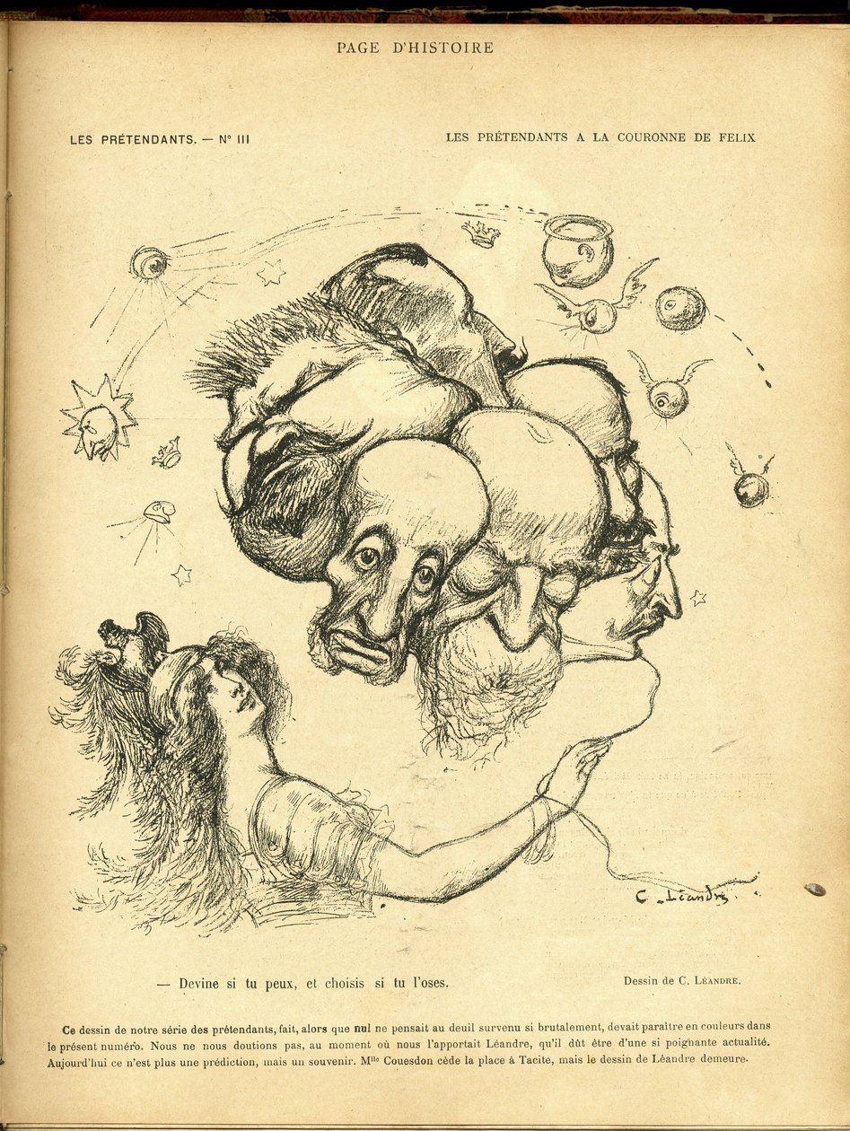 Illustrasjon av Charles Leandre (1862-1934) i Le Rire av Charles Leandre