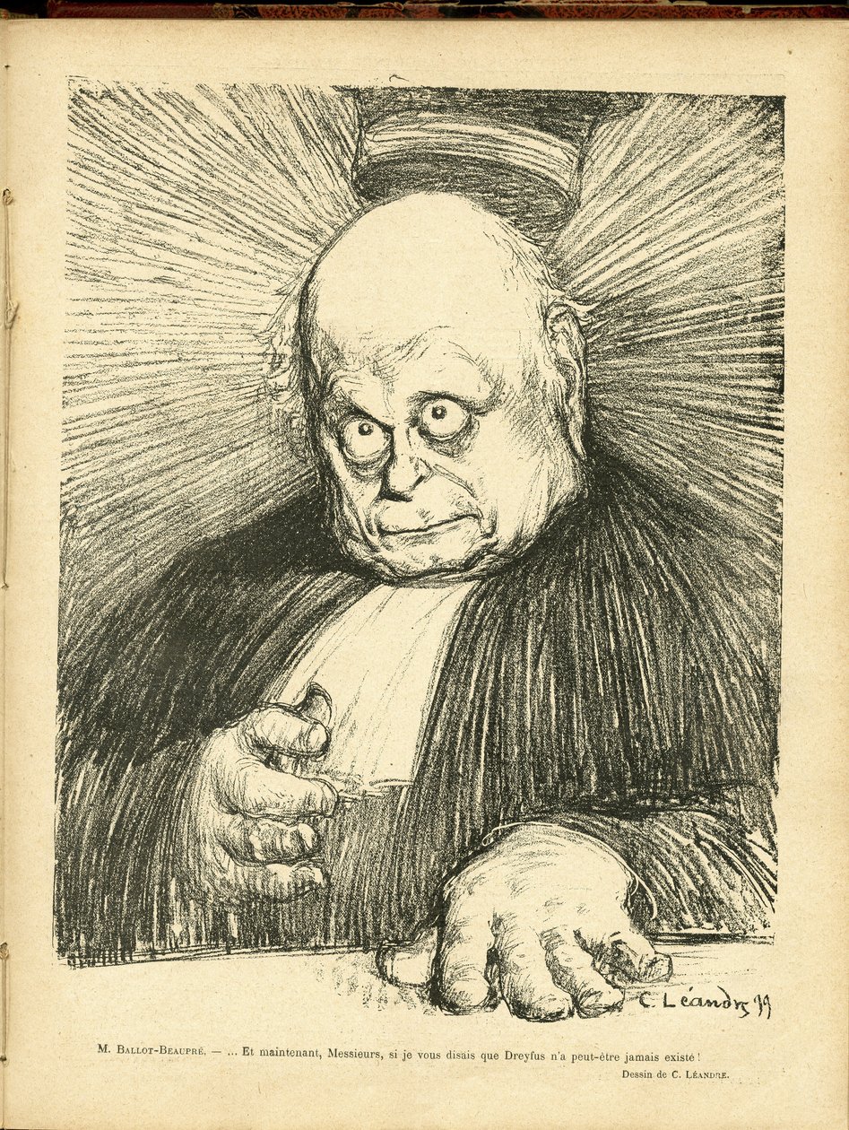 Illustrasjon av Charles Leandre (1862-1934) i Le Rire av Charles Leandre