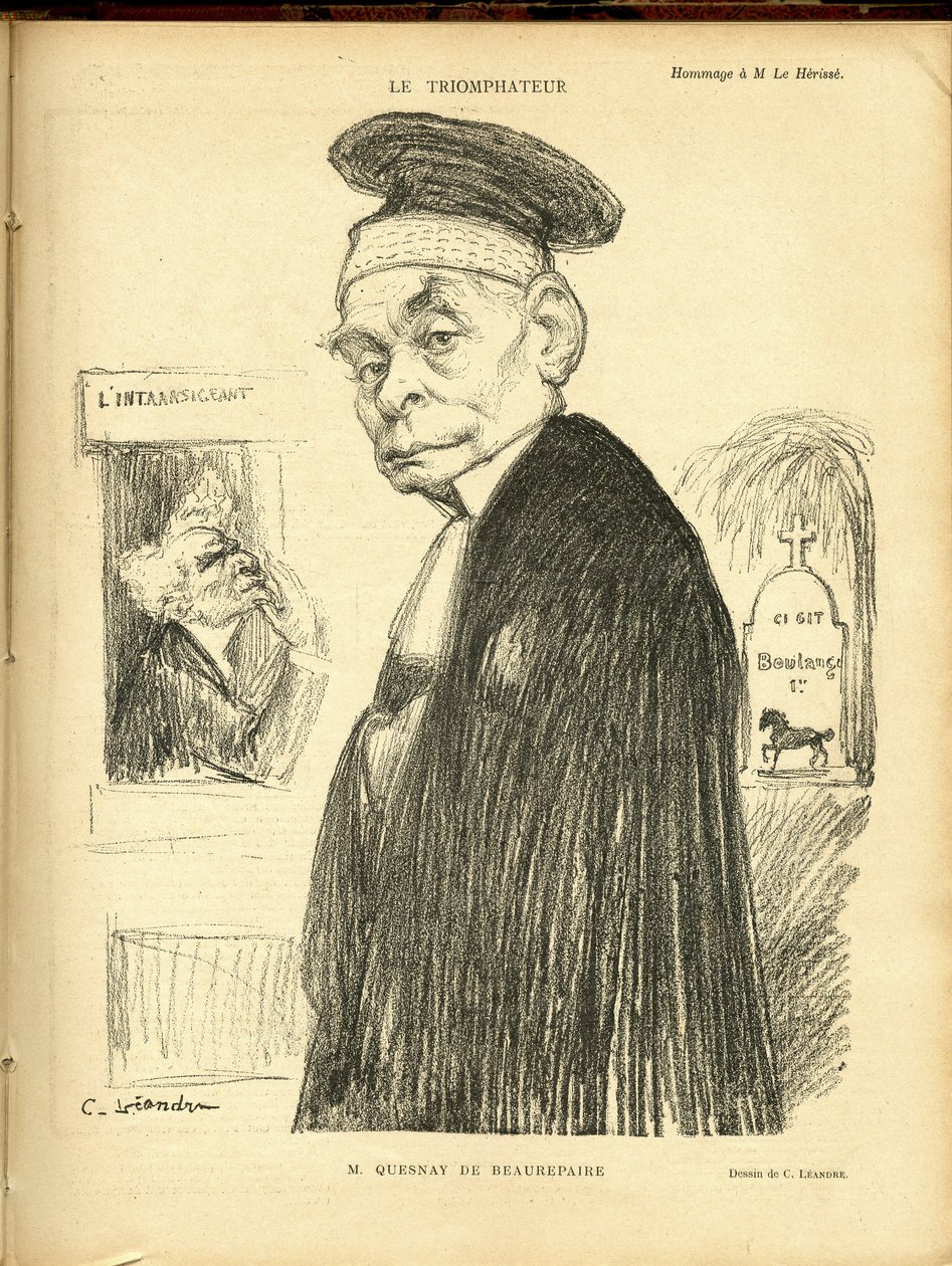 Illustrasjon av Charles Leandre (1862-1934) i Le Rire av Charles Leandre