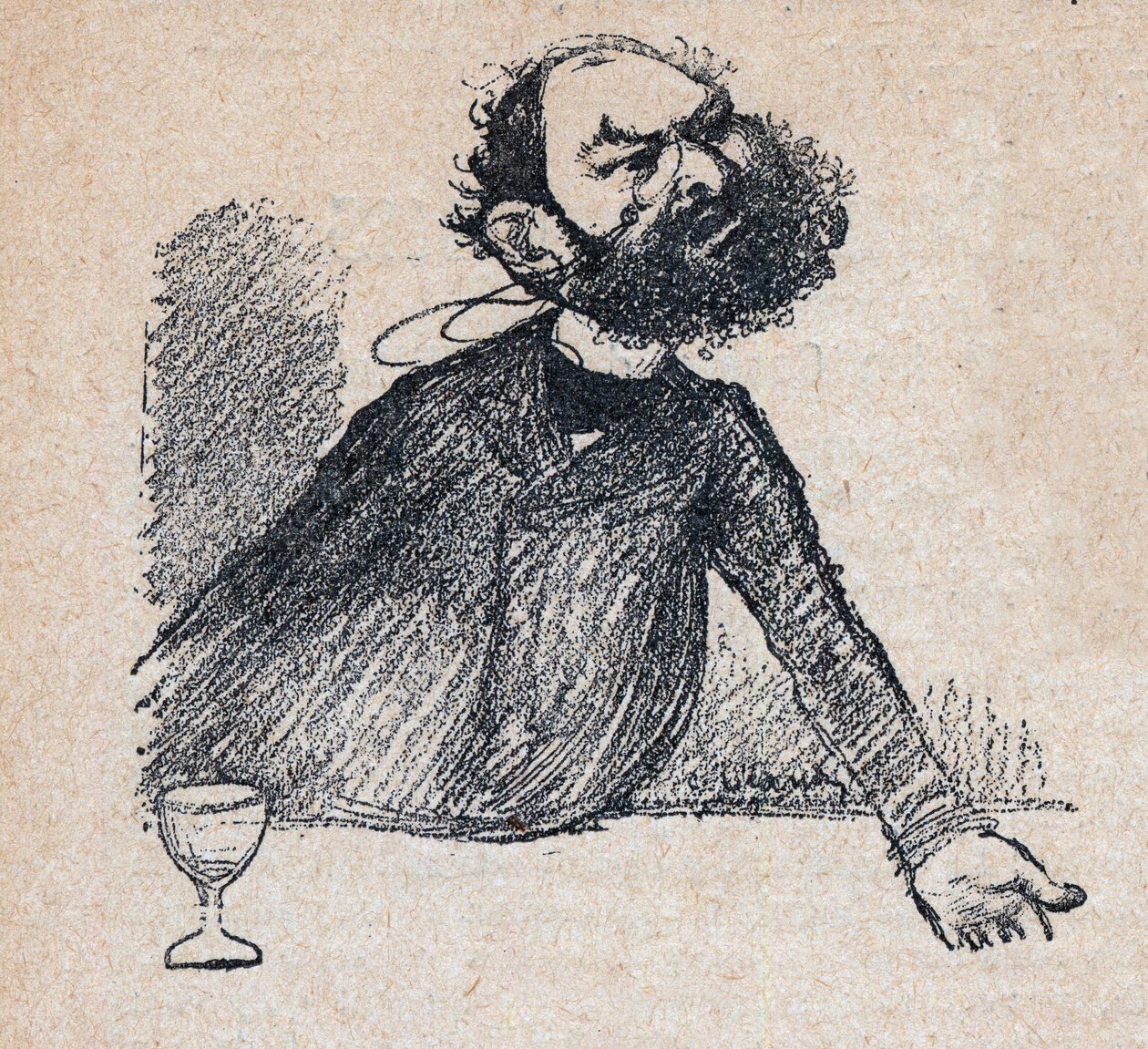 Leon Bourgeois (1851-1925) French statesman - engraving in “Our Dear Sovereign” by Paul Bosq - illustration by Charles Leandre (1862-1934) 1898 - av Charles Leandre