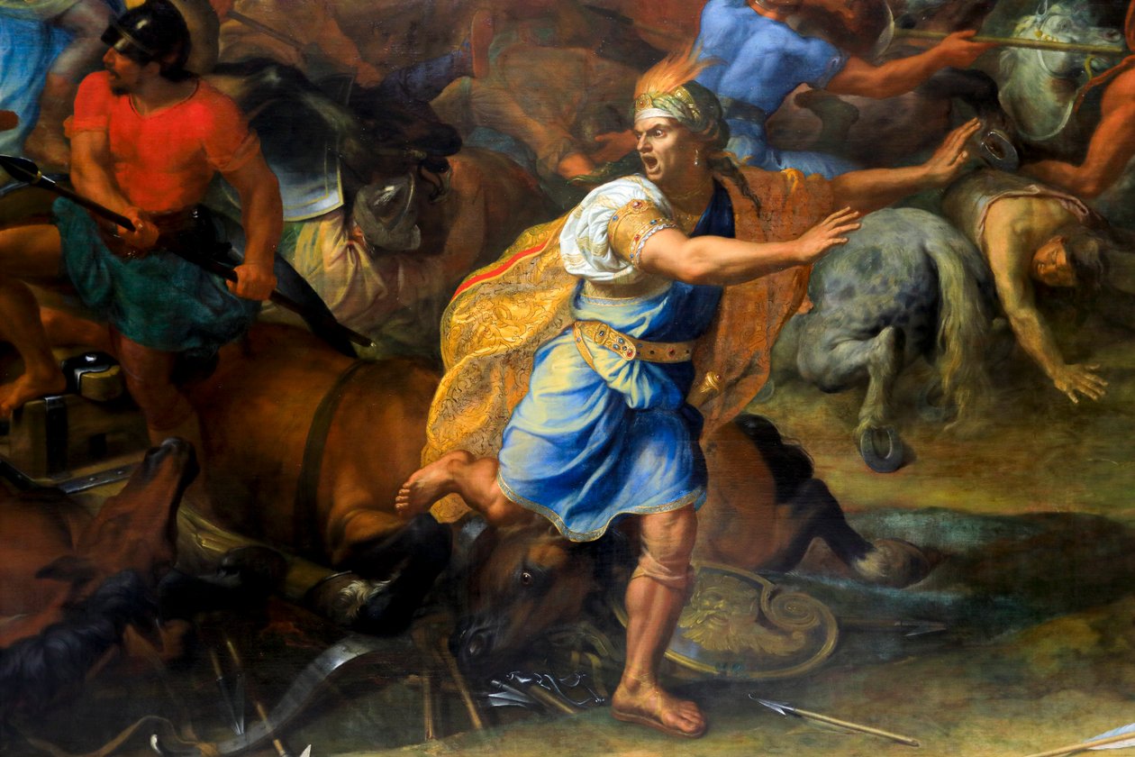 Slaget ved Arbela (detalj) av Charles Lebrun