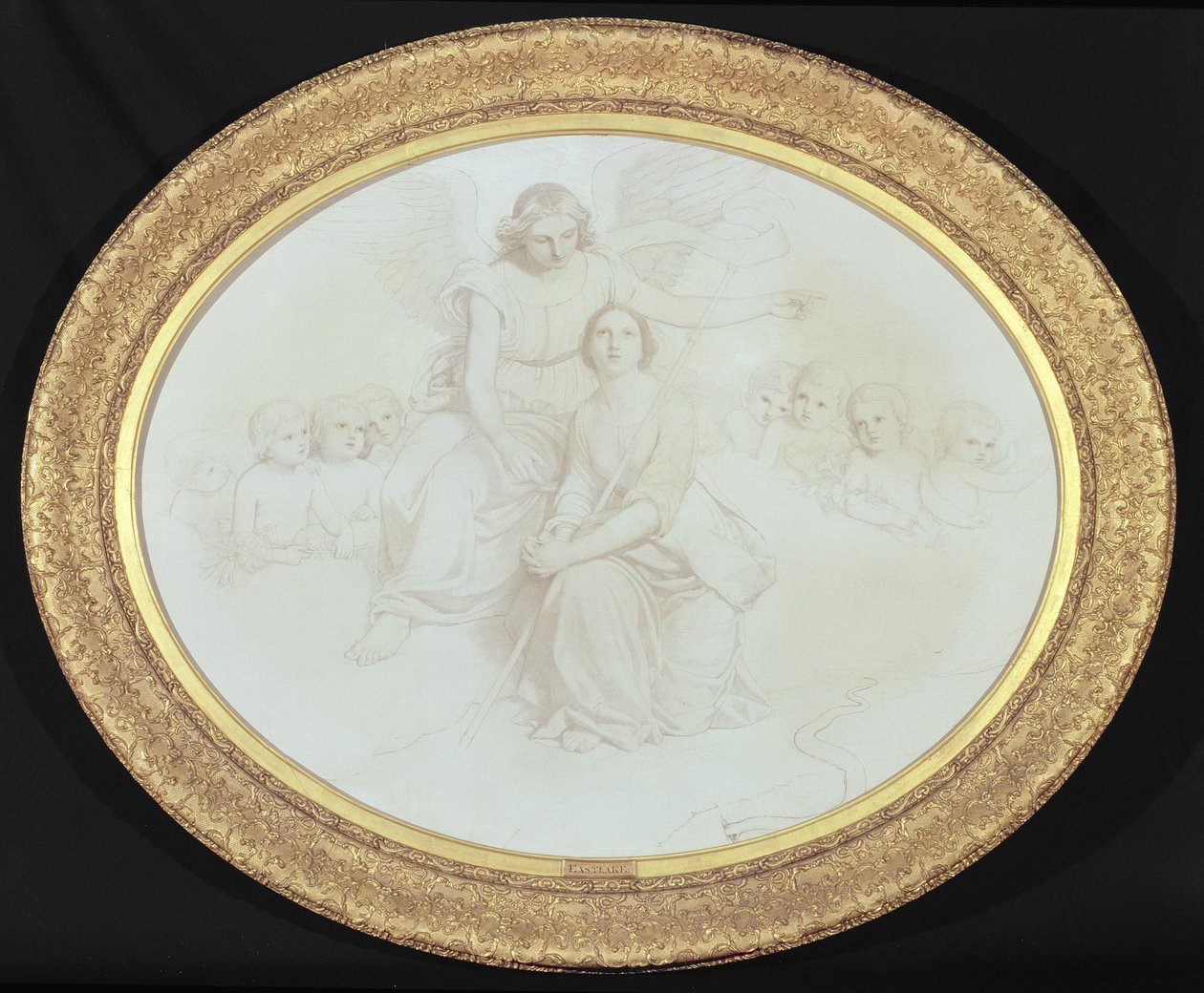 En scene som illustrerer linjene 979-995 fra Comus av John Milton (1608-74) (olje og blyant på lerret) av Charles Lock Eastlake