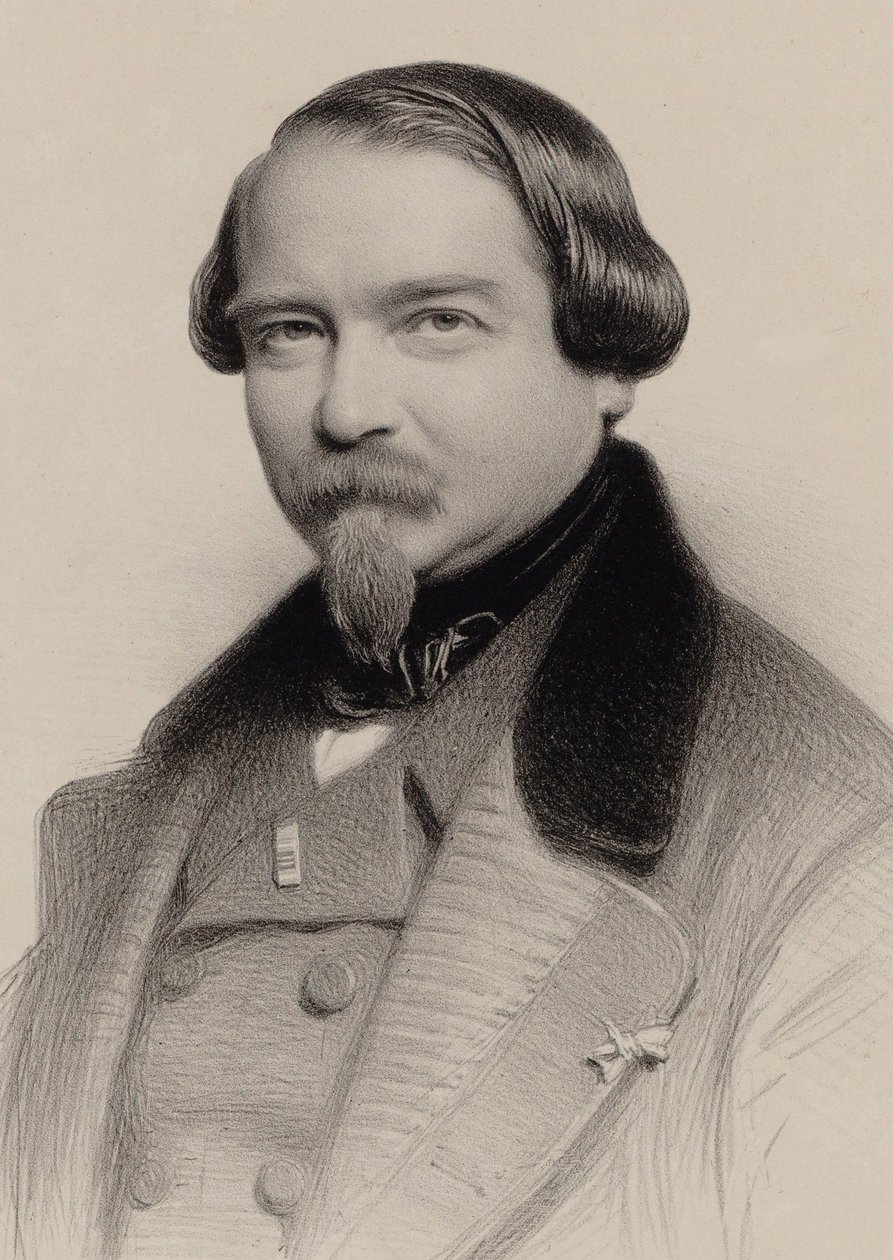 Portrett av komponisten Jean-Georges Kastner 1810-1867, 1857. av Charles Louis Baugniet