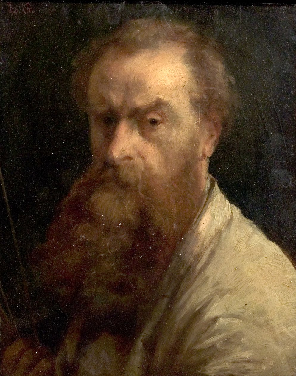 Selvportrett av Charles Louis Gratia