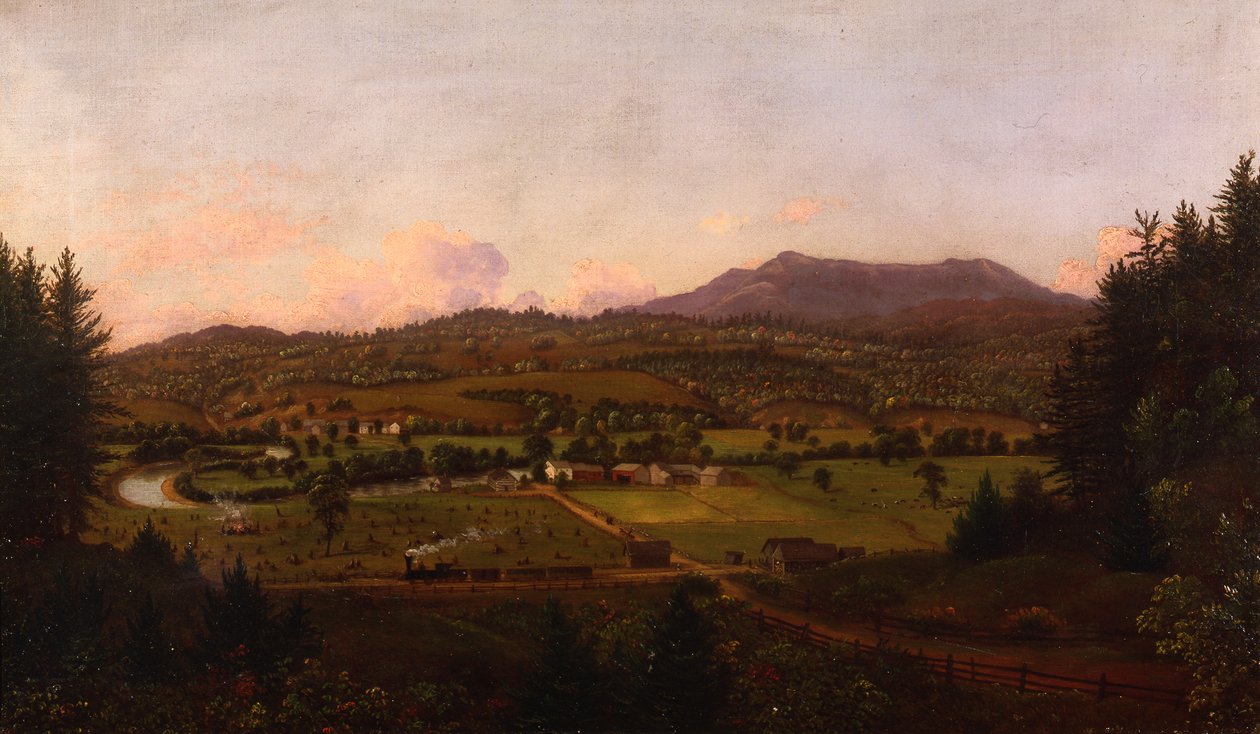 North Williston, Vermont, 1850 av Charles Louis Heyde