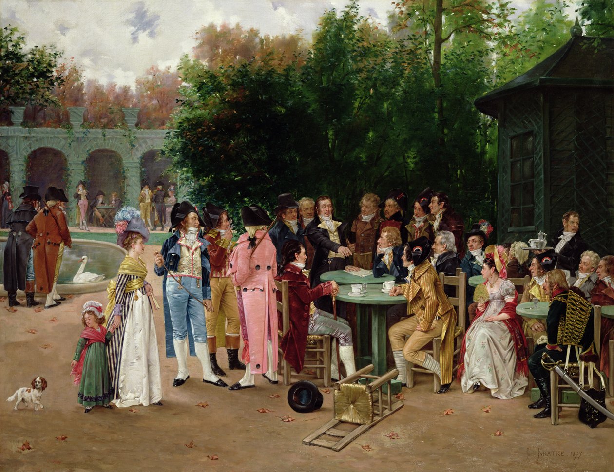 Et oppmerksomt publikum av Charles Louis Kratke