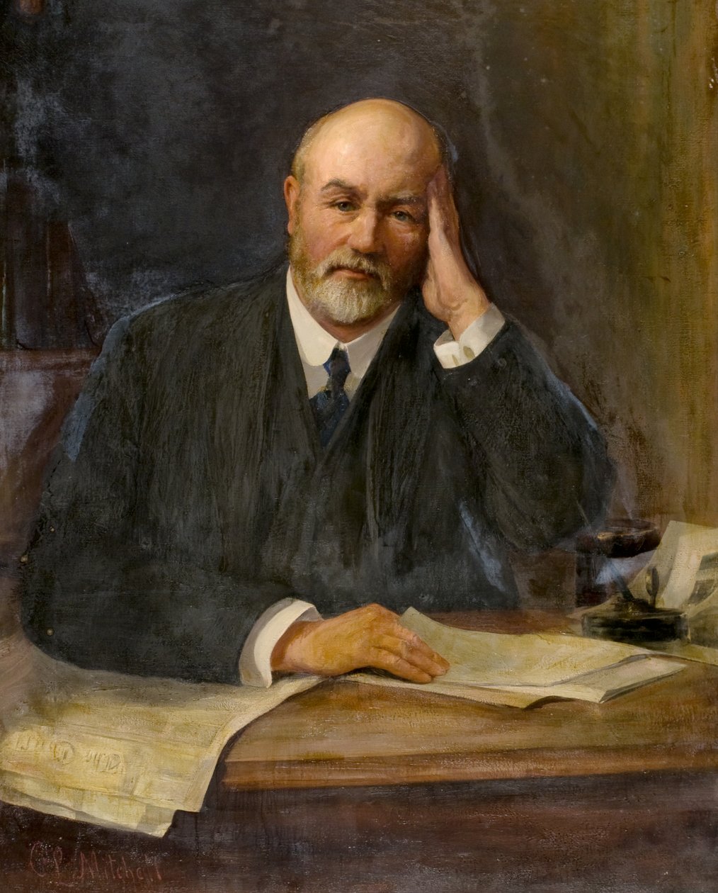 Portrett av John Mitchell av Charles Louis Mitchell
