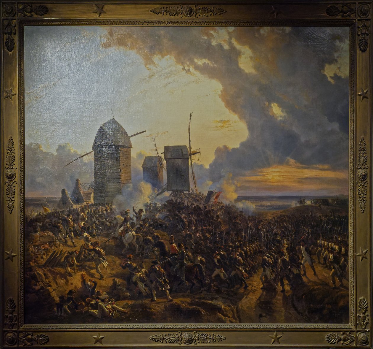 Slaget ved Mouscron av Charles Louis Mozin