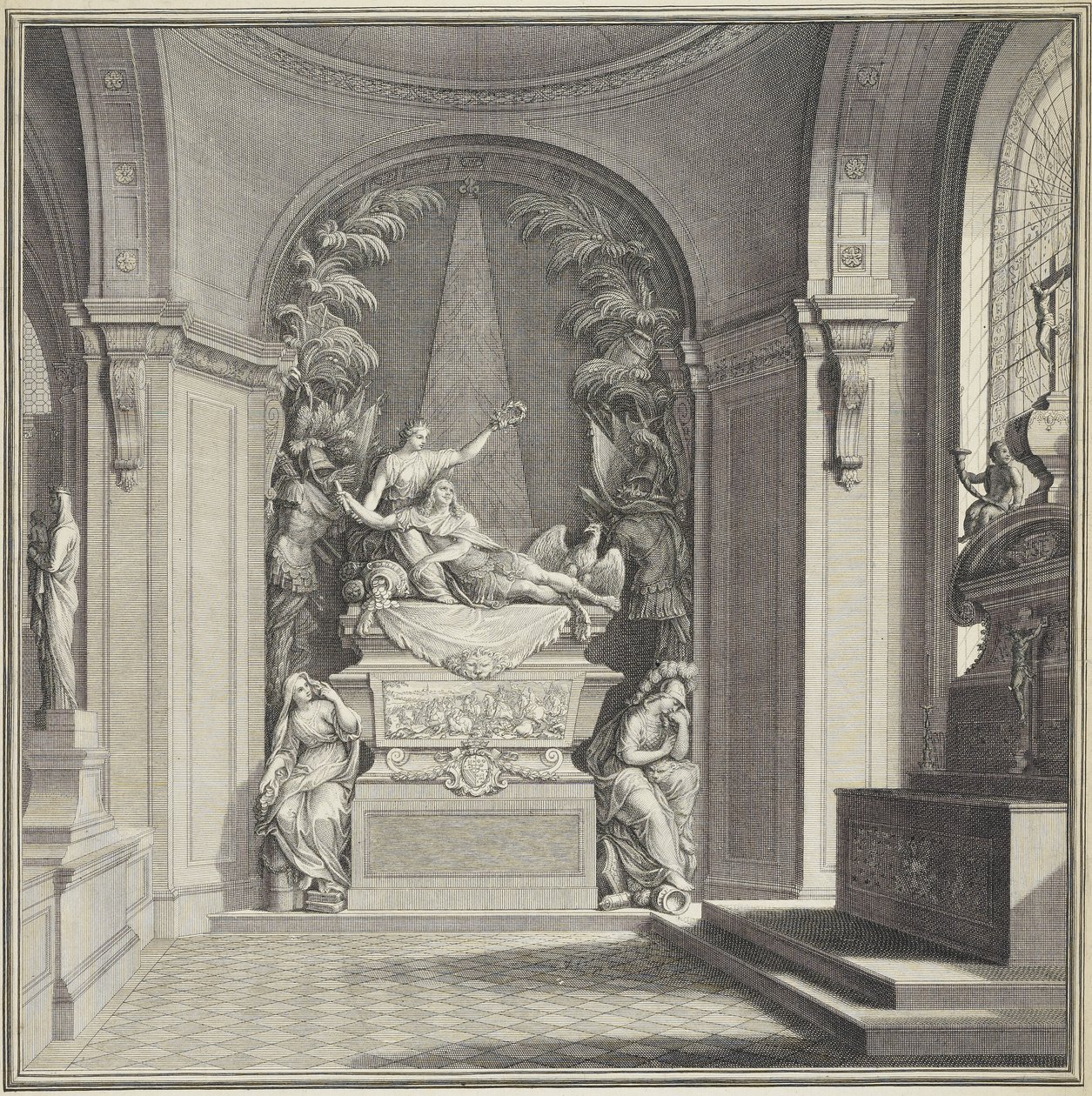 Turennes grav av Charles Louis Simonneau