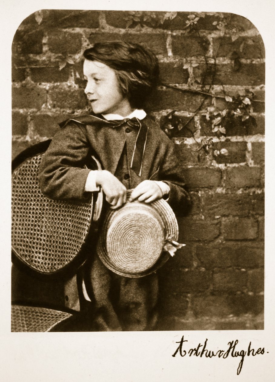 Arthur Hughes, Jr, 12. oktober 1863 (sepia-bilde) av Charles Lutwidge Dodgson
