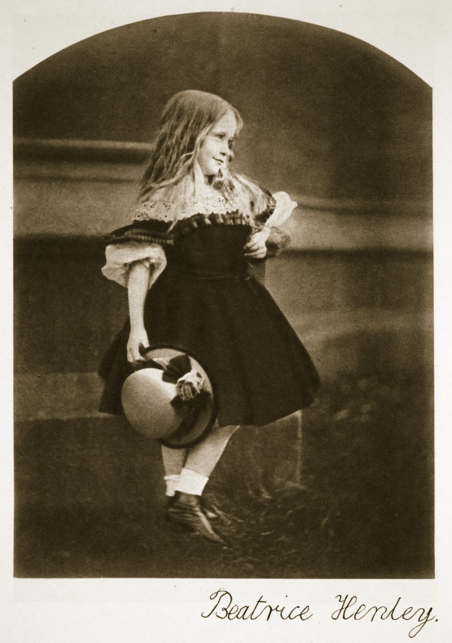 Beatrice Henley, september 1862 (sepia-bilde) av Charles Lutwidge Dodgson