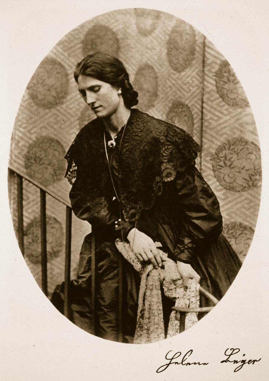 Helen Beyer, 9. oktober 1863 (sepia-bilde) av Charles Lutwidge Dodgson
