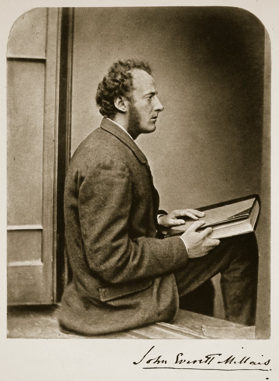 John Everett Millais, 21. juli 1865 (sepia-bilde) av Charles Lutwidge Dodgson