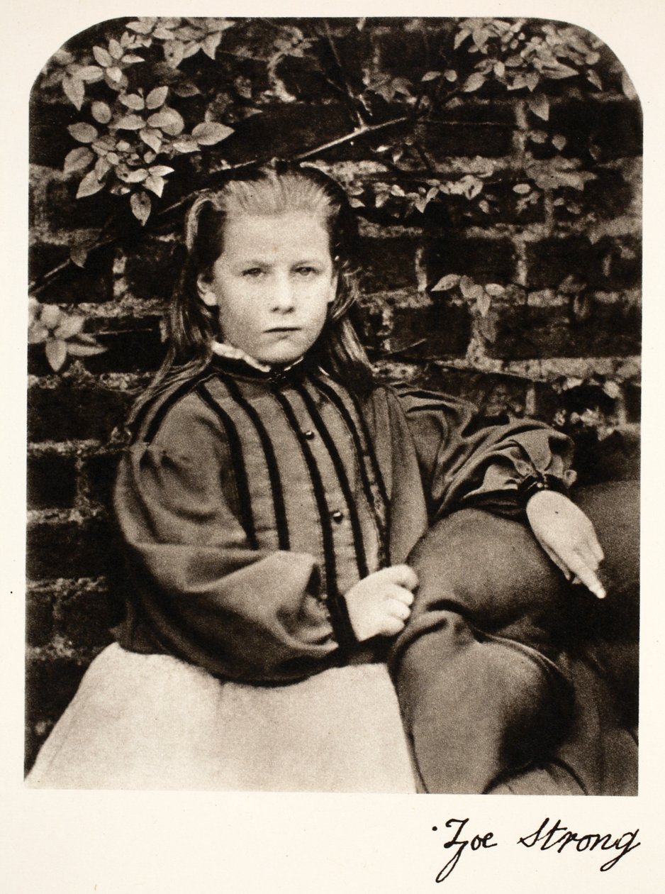 Zoe Strong, 10. oktober 1863 (sepia-bilde) av Charles Lutwidge Dodgson