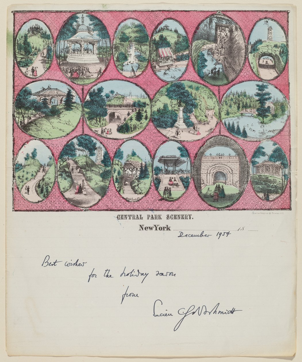 Central Park Scenery (New York) av Charles Magnus