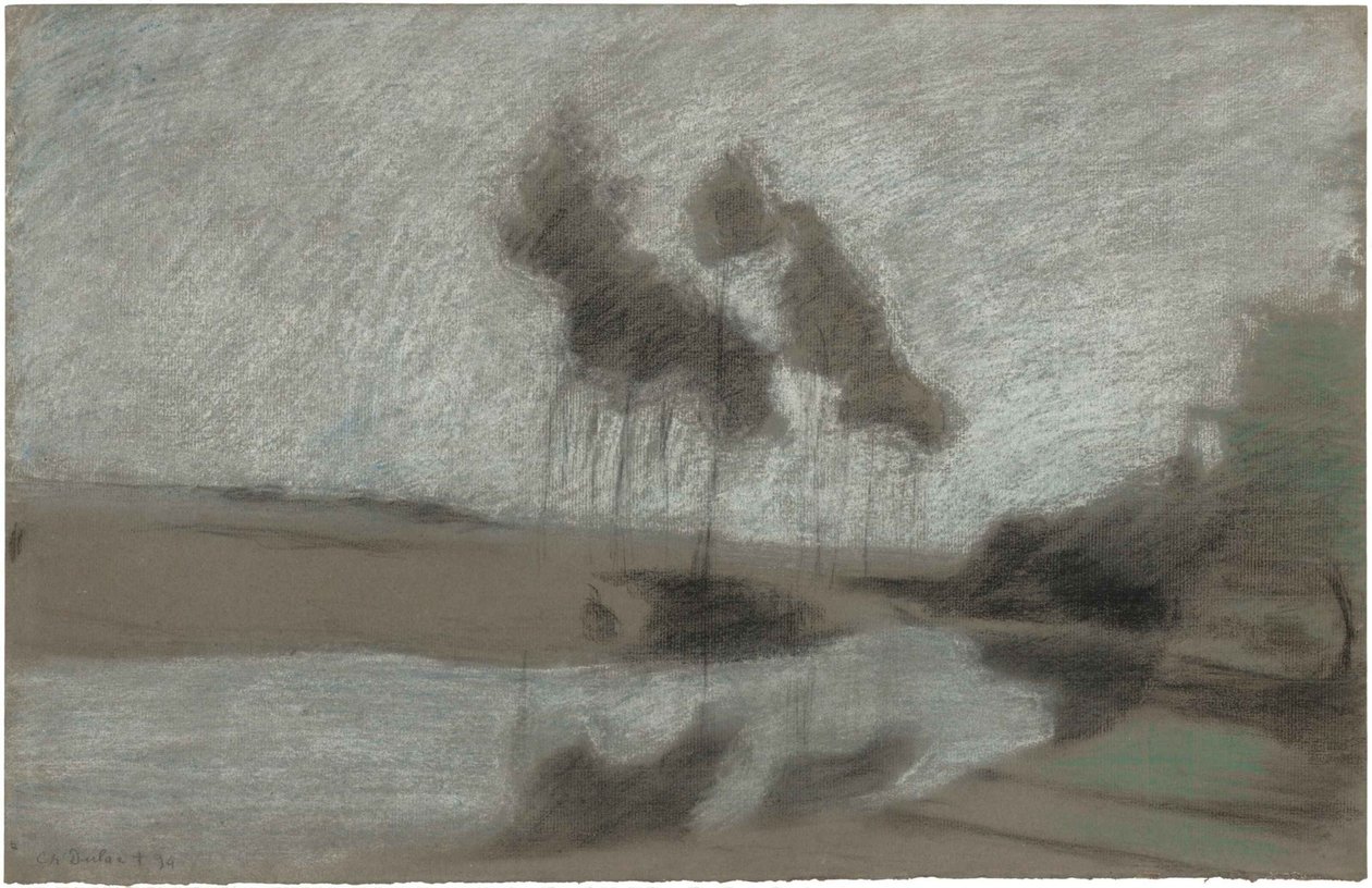 Mystisk landskap, 1894. av Charles Marie Dulac