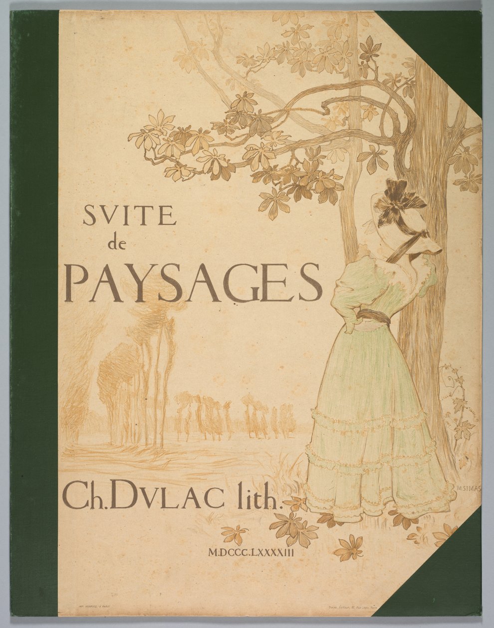 Suite av landskap av Charles Marie Dulac