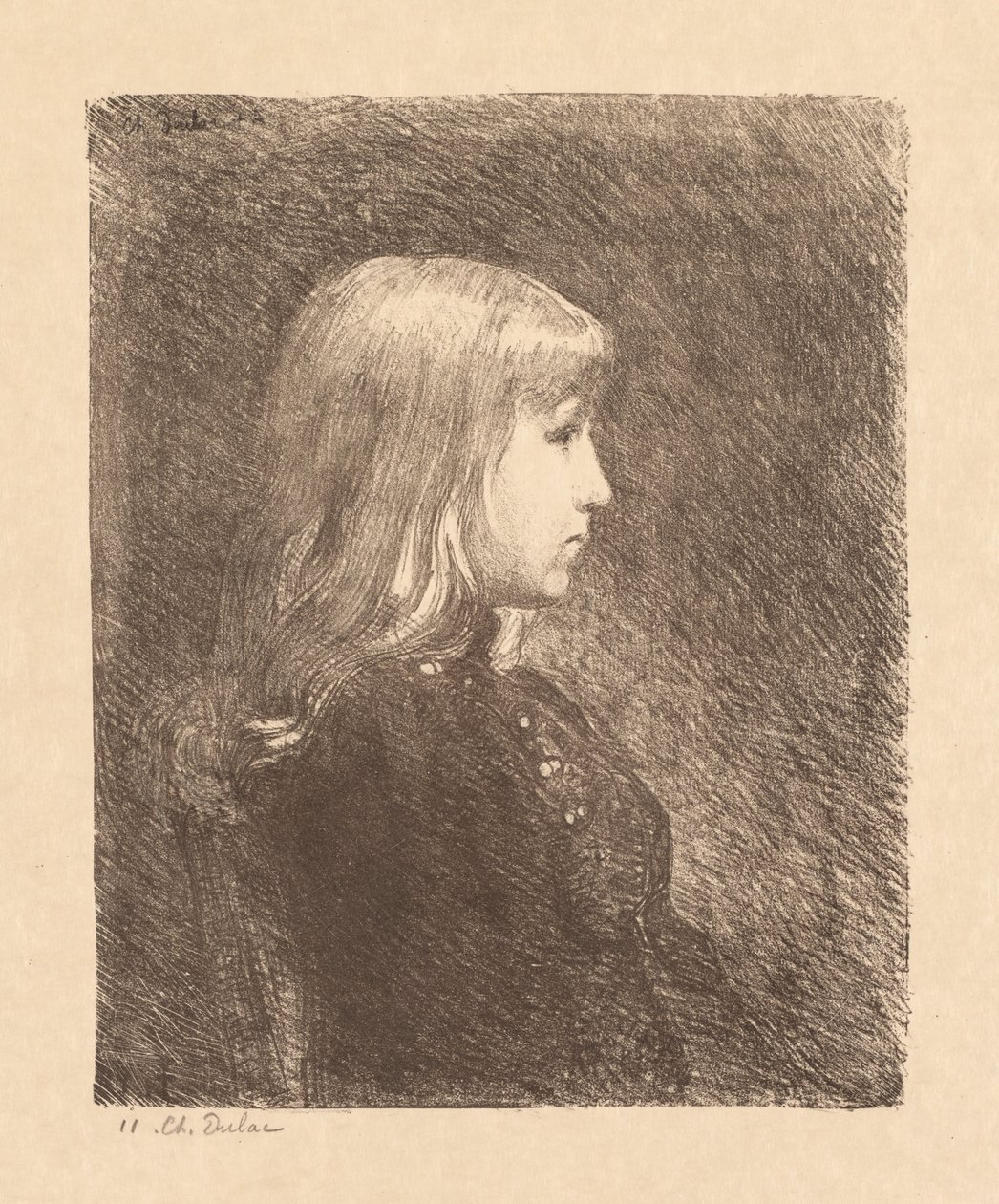 Ung dame av Charles Marie Dulac
