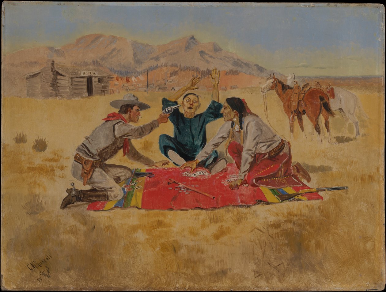 Ikke en kineser av Charles Marion Russell