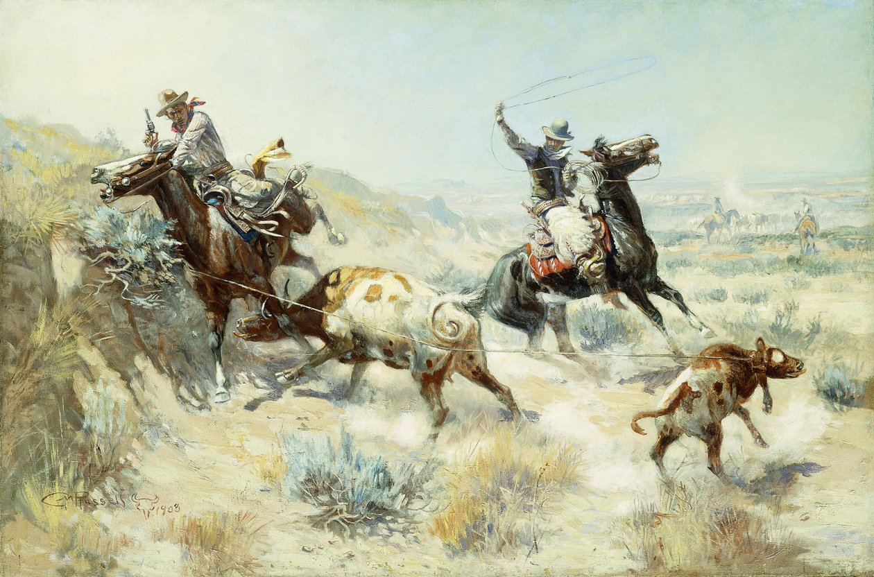 Range Mother, 1908 av Charles Marion Russell