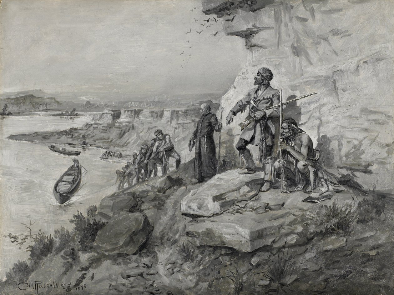 Reisende, 1898 av Charles Marion Russell