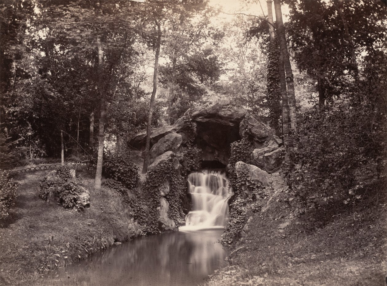 Grotte i Bois de Boulogne av Charles Marville