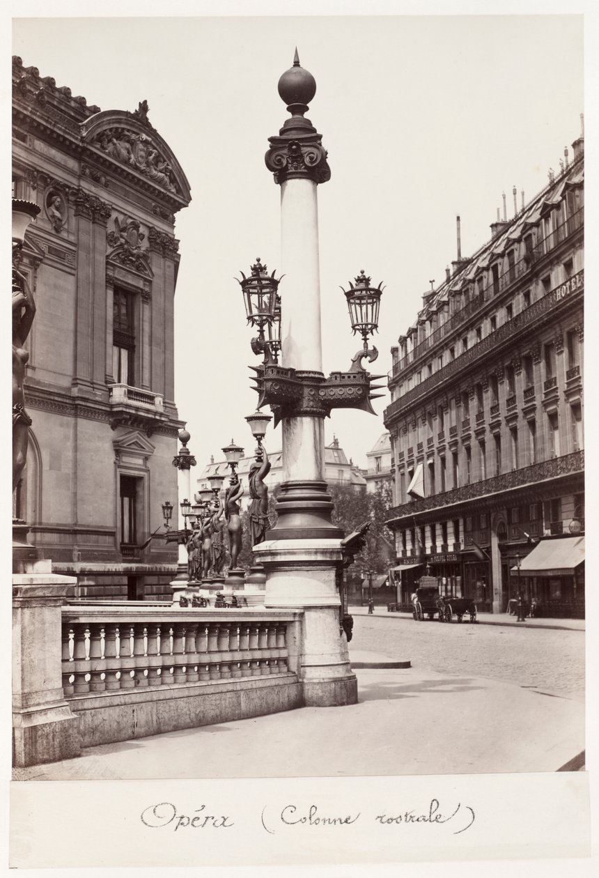 Opéra (Rostral Column) av Charles Marville
