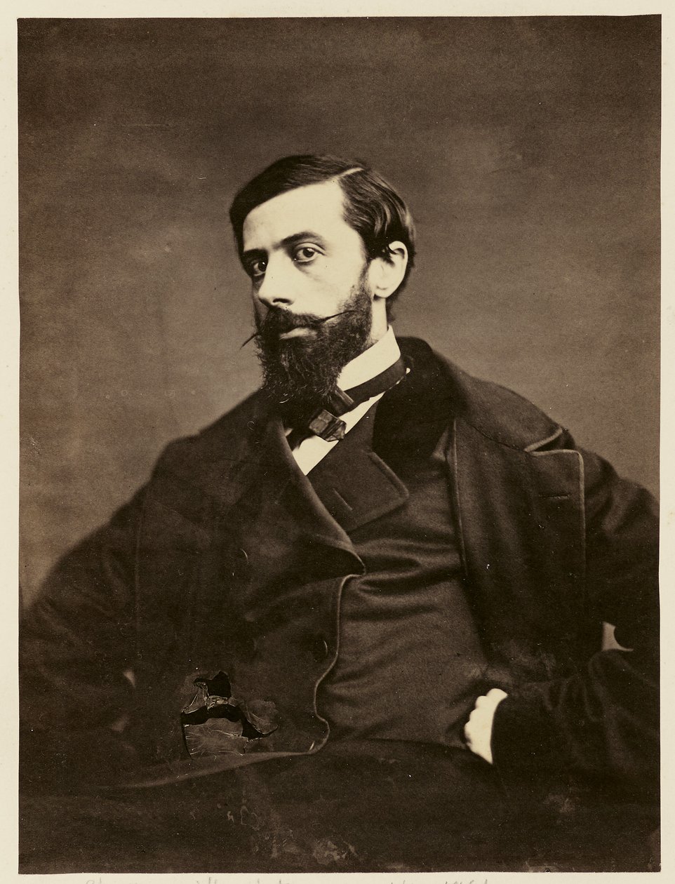 Portrett av Charles-Théodule Devéria av Charles Marville