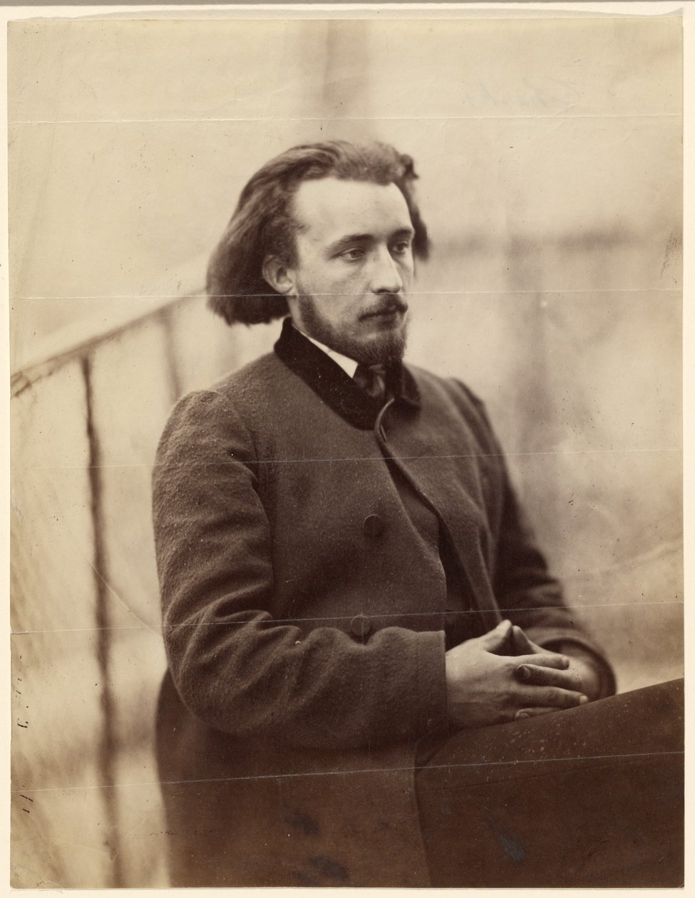 Portrett av Charles Delahaye av Charles Marville