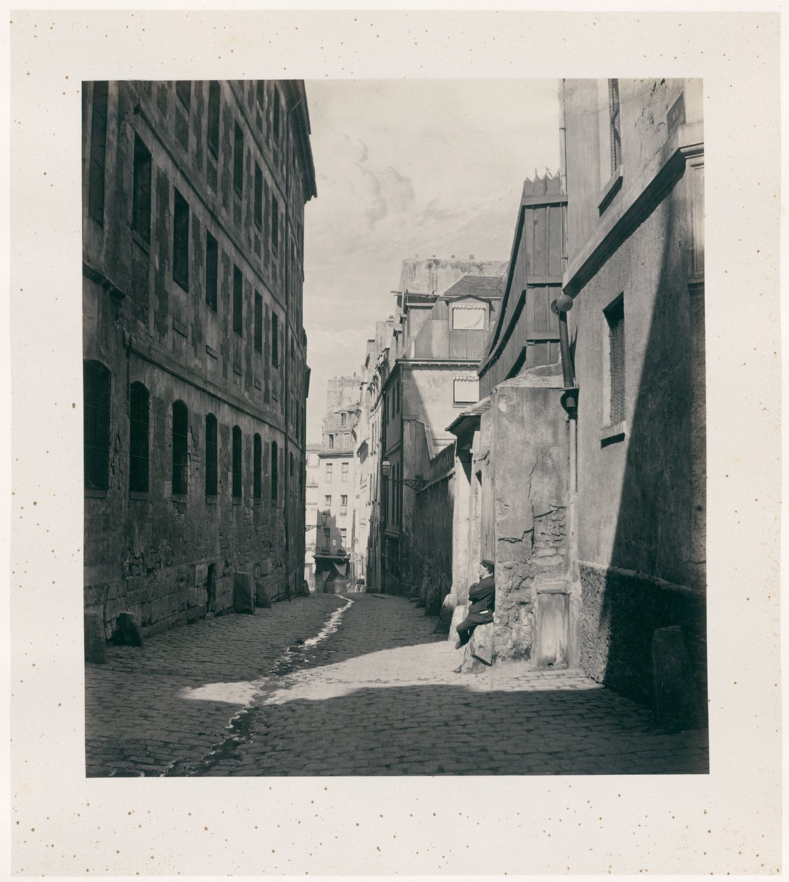Chartière Street (Chartière impasse) fra Reims Street av Charles Marville