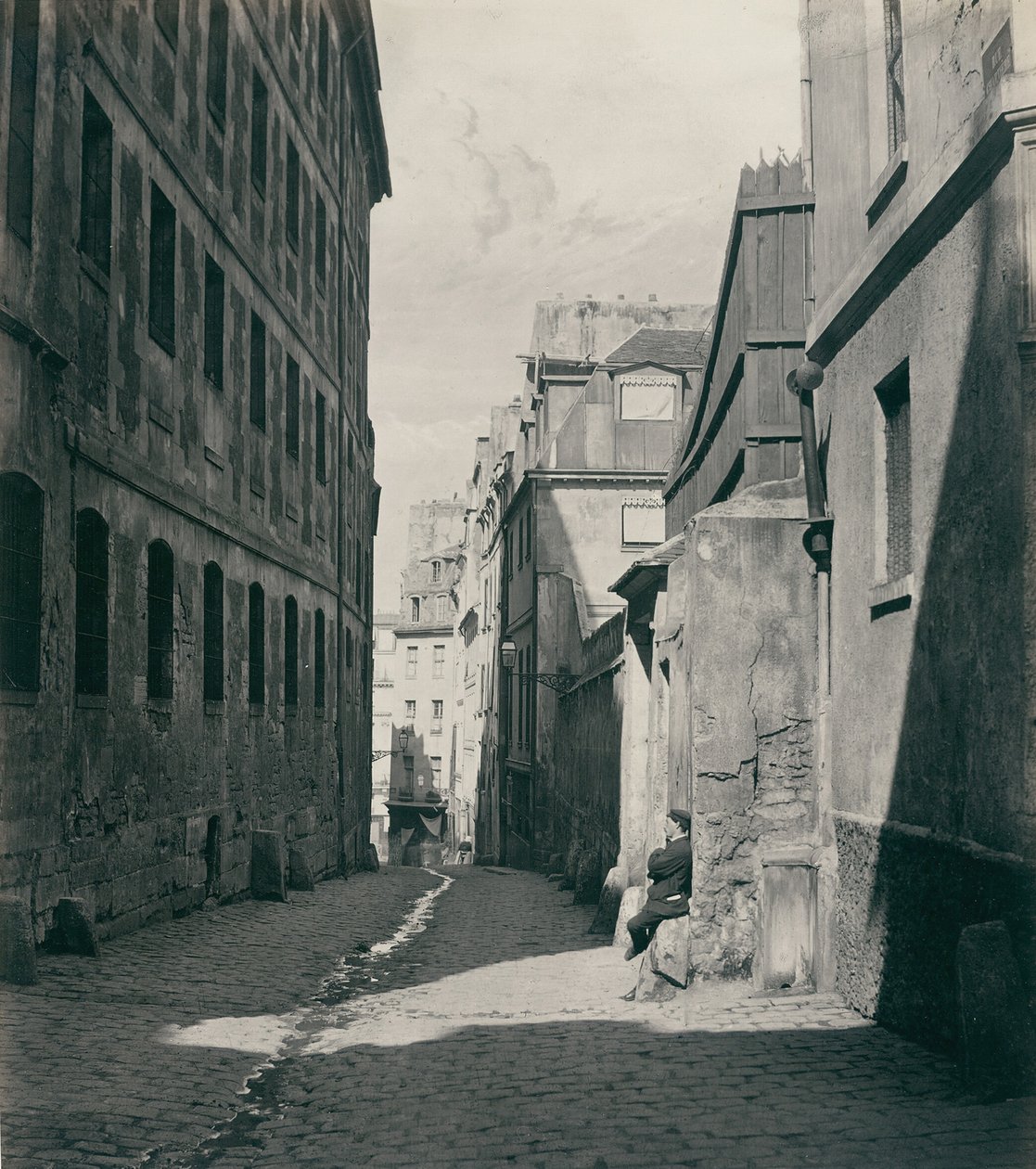 Rue Chartière impasse Chartière i rue de Reims, 186569. av Charles Marville