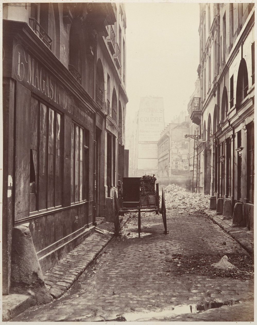 Rue Estienne, fra Rue Boucher av Charles Marville