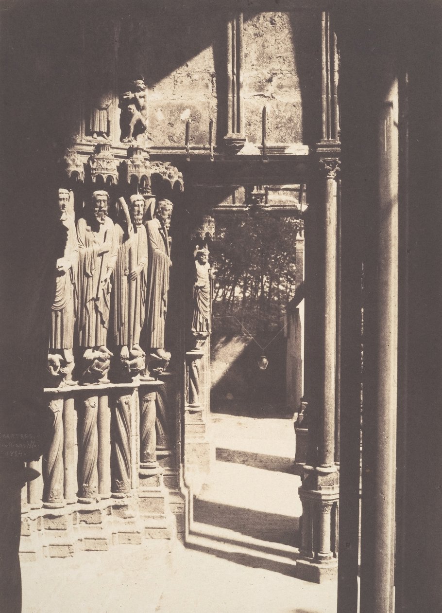 [South Portal, Chartres Cathedral], 1854. av Charles Marville