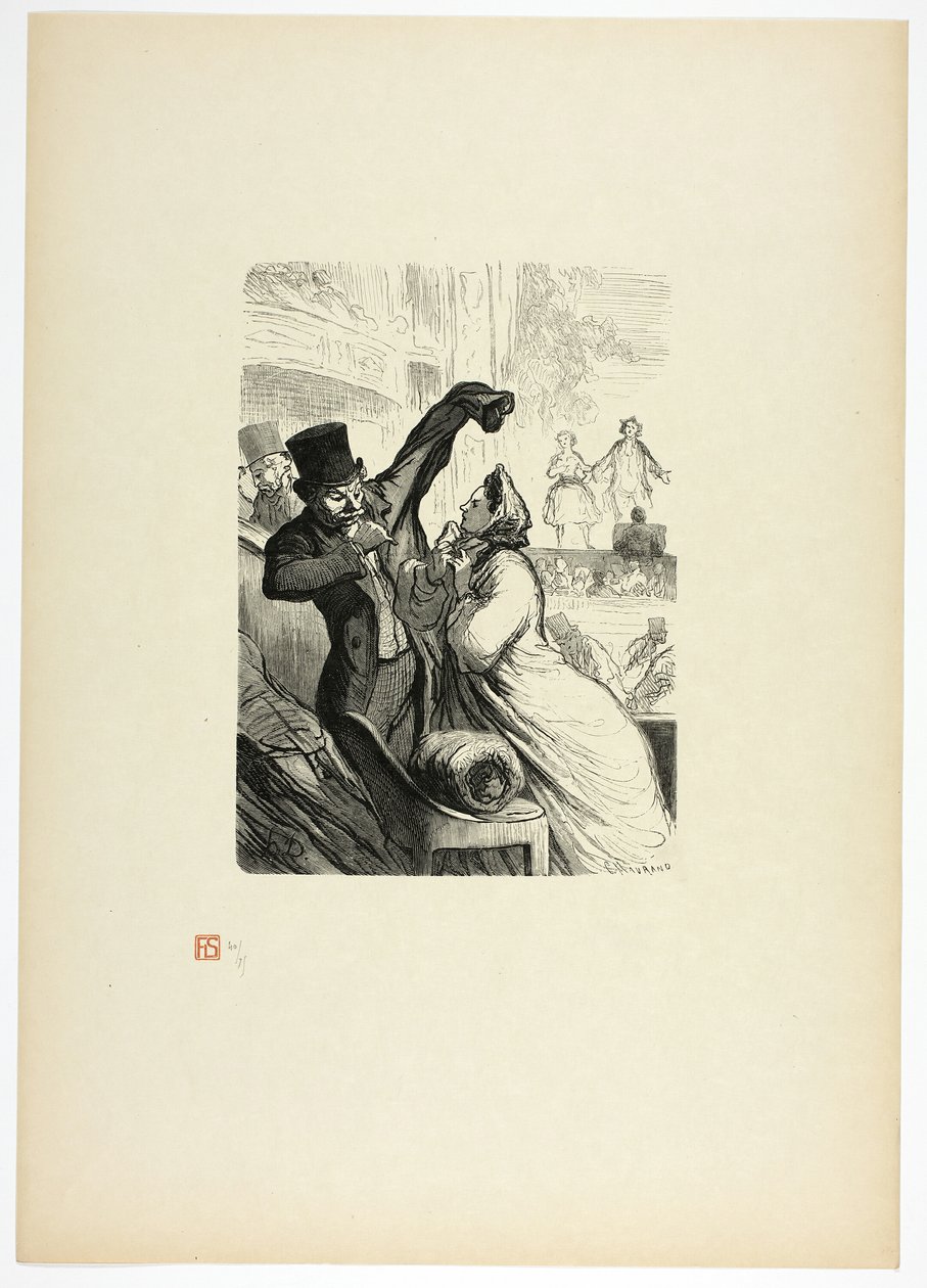 Det siste verset, fra Tirage Unique de Trente-Six Bois av Charles Maurand