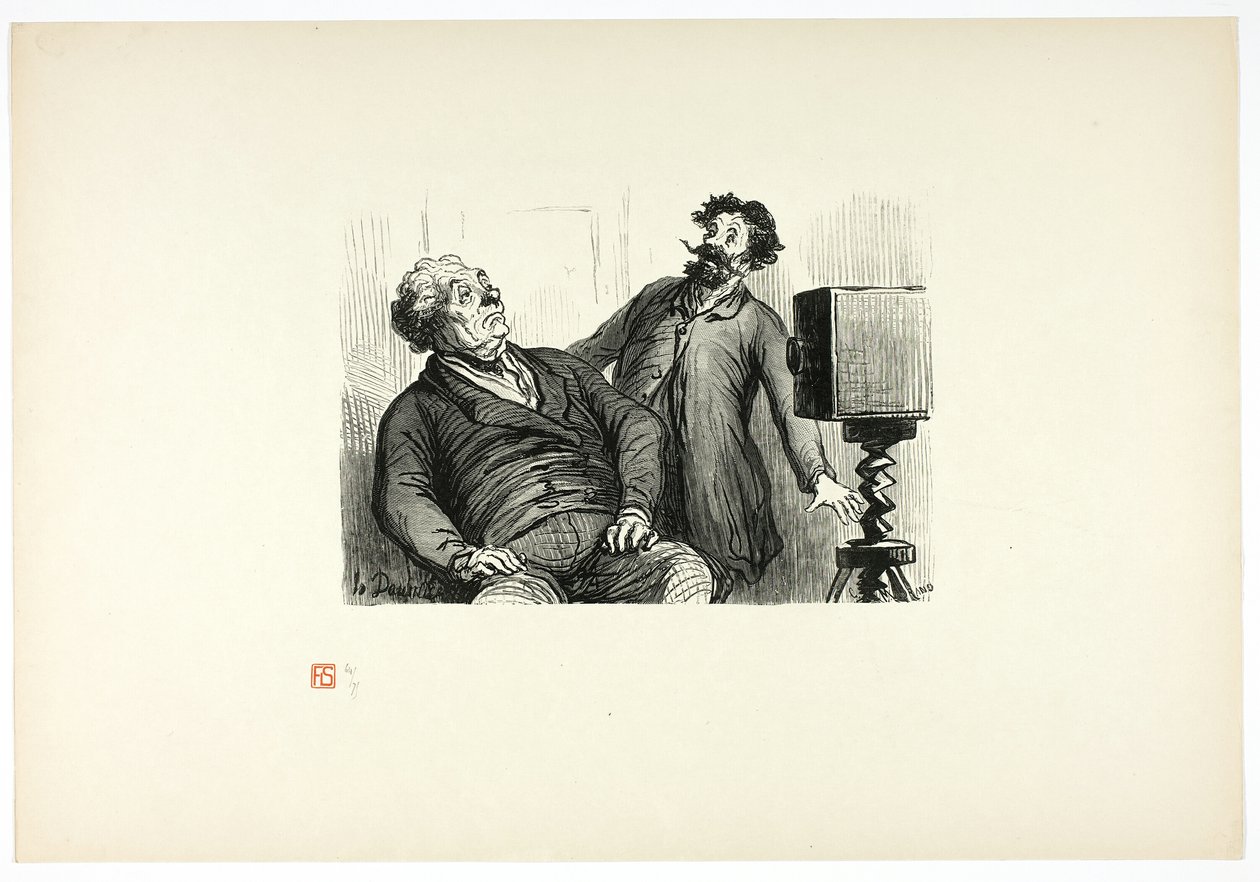 Fotografer og fotografert, fra Tirage Unique de Trente-Six Bois av Charles Maurand