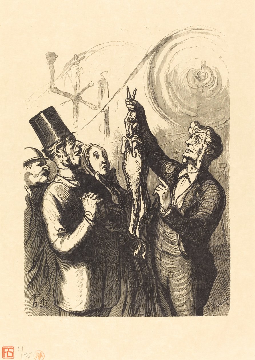 World Expo: The Felt Hat Maker av Charles Maurand after Honoré Daumier