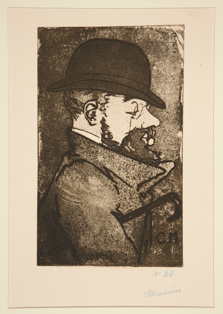 Portrett av Henri de Toulouse-Lautrec av Charles Maurin