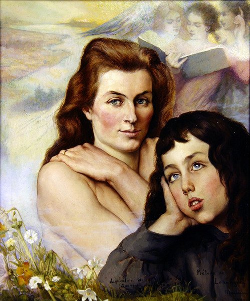 Preludium til Lohengrin, 1892 av Charles Maurin